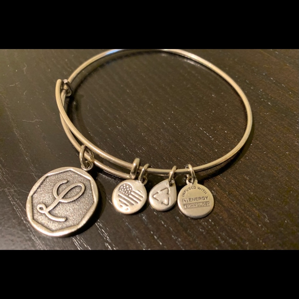 Alex and Ani “L” Charm Bracelet